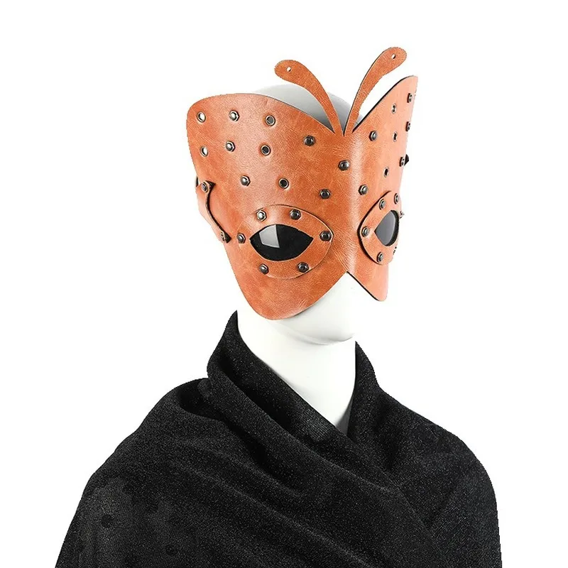 

Halloween Steampunk Butterfly Mask Bar Party Cosplay Mask Easter Funny Punk Leather Mask Steampunk Accessories Female Mask