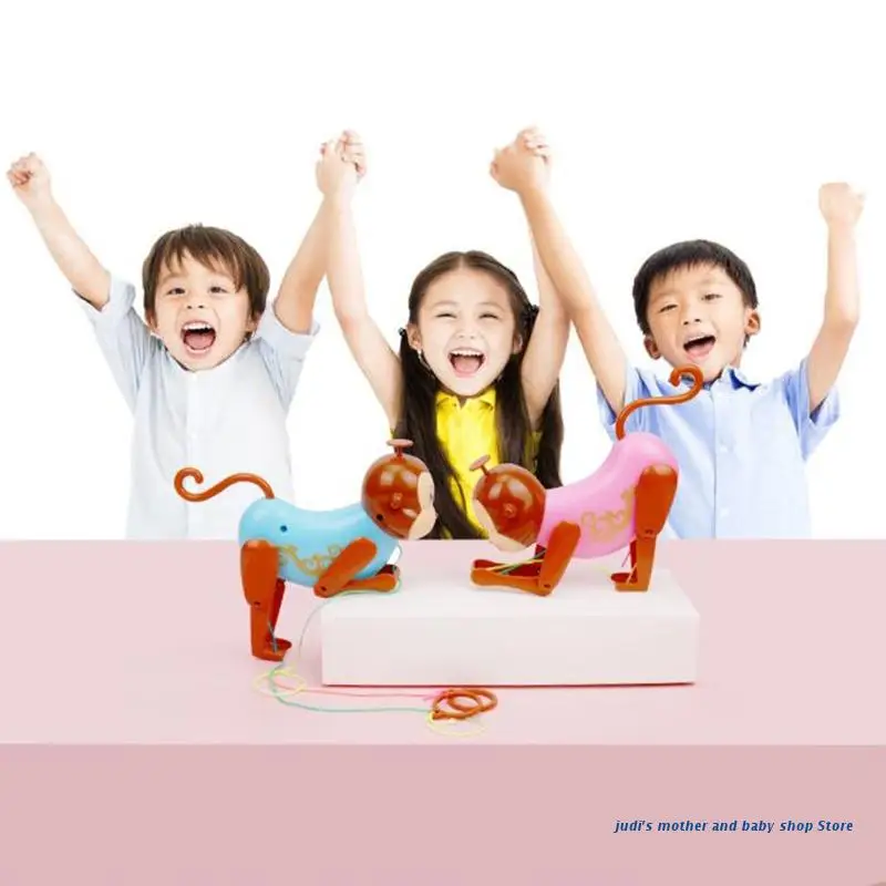 

67JC Interest Children's Plastic Monkey Toy Climbing Ropes Kids Party Christmas Gift Relieve Stress Kids Birthday Gift
