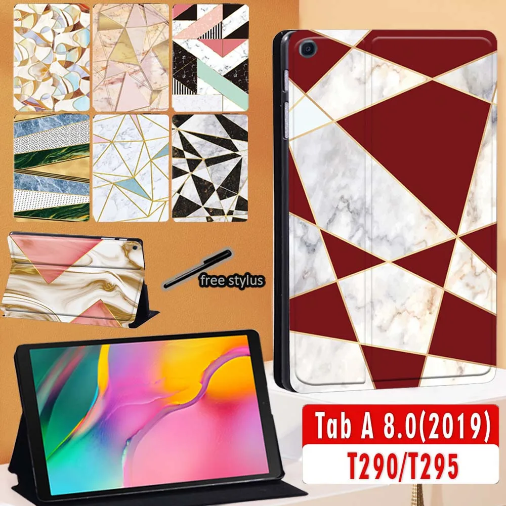 

Чехол для планшета Samsung Galaxy Tab A 8,0 дюйма, 2019 дюйма, SM-T290 T297, кожаный чехол с регулируемой подставкой