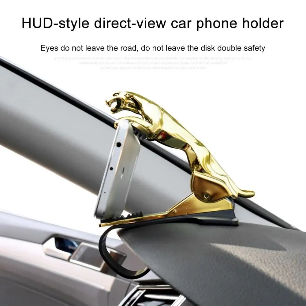 Леопардовый Автомобильный держатель для телефона с креплением на приборную