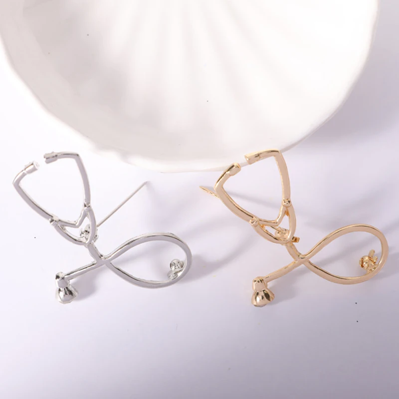 Doctors Медсестры Брошь в виде стетоскопа булавки медицинские ювелирные изделия