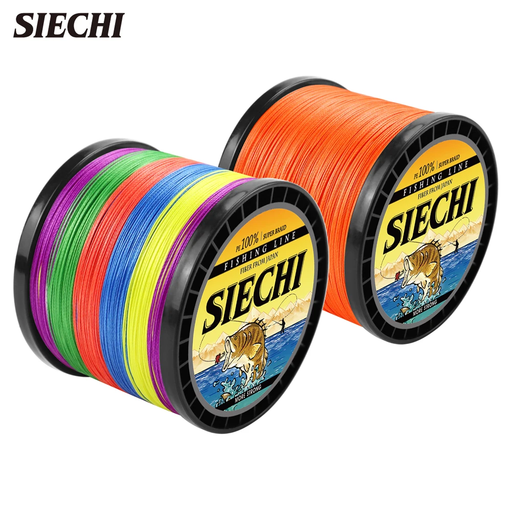 

SIECHI 300M 4 Strand Weaves PE Braided Fishing Line Multifilament River Fishing 12LB 15LB 20LB 30LB 38LB 43LB 52LB 65LB 83LB