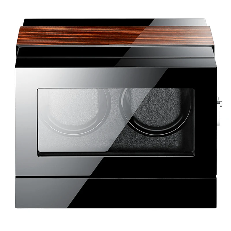 

Black mini Single Watch Winder for automatic watches watch box automatic winder storage display case box