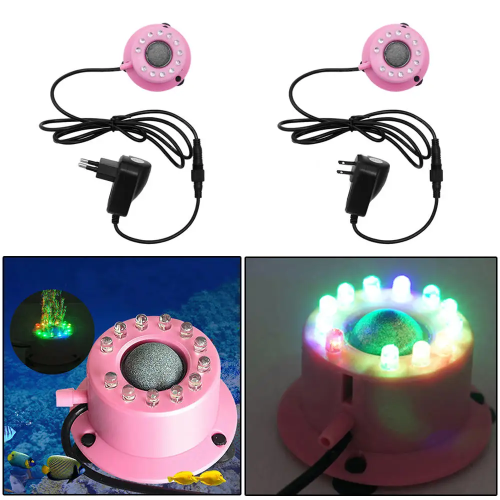 Мини цветная лампа аксессуары для аквариума украшения пластик тепловая завеса