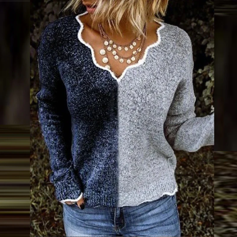 

Women Retro Flowers Print Cashmere Blouses Autumn Winter Elegant Wave V Neck Warm Pullovers Streetwear Casual Loose Shirt Blusas