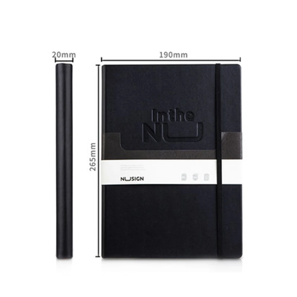 

Nusign A5 Notebook Diary Notepad PU Leather Note Book Bandage Business Replaceable Stationery Gift Traveler Journal Notepad
