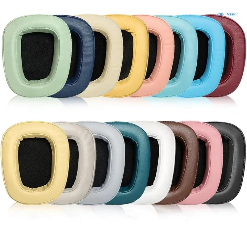 

20CE Leather Ear Cushion Sponge Cover Earpads Compatible with G933 G933S G 633S Headset Spare Part Spare Parts Soft to Wear