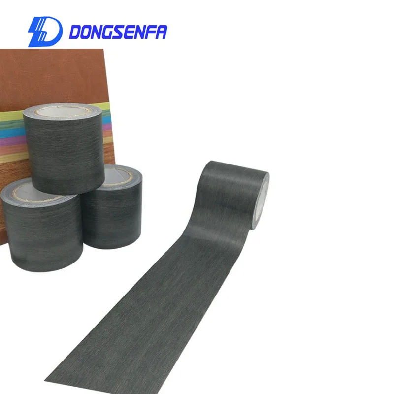 same like picture DONGSENFA 1 рулон 5,7 см* 4,6 м деревянная зернистая кожа клейкая лента диван напольная Мебель Ногами линия ремонт лента декоративная лента - Цвет: same like picture