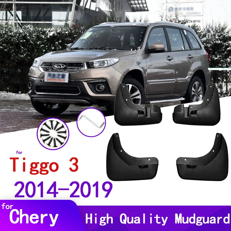 

Автомобильные брызговики для Chery Tiggo3 Tiggo 3 2019 ~ 2014 брызговики брызговики аксессуары для крыльев