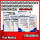 HSABAT Top Battery для Nokia BL-5C BL-5CT BL-5J BP-5M BP-6X BL-6Q BLC-2 BLD-3 BLB-2 BL-4B BL-4D BL-4C BL-4CT