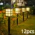 Солнечный СВЕТОДИОДНЫЙ огни Открытый Водонепроницаемый ландшафтное освещение фонари на солнечных батареях садовые фонари для дорога, тропа подъездной дорожки лужайка - изображение