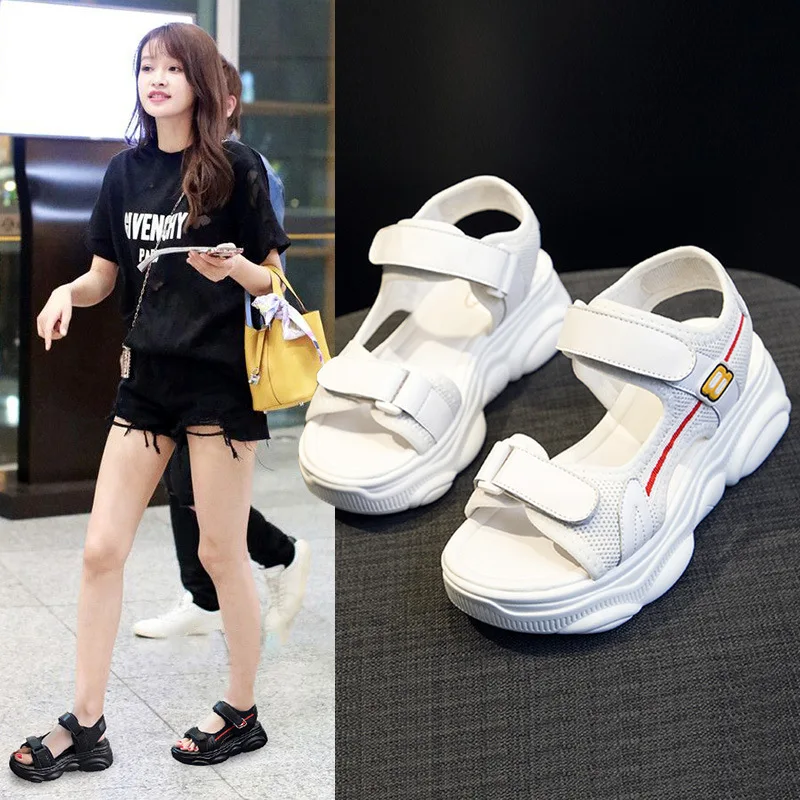 Босоножки Koovan женские на нескользящей подошве сандалии с губчатым рисунком