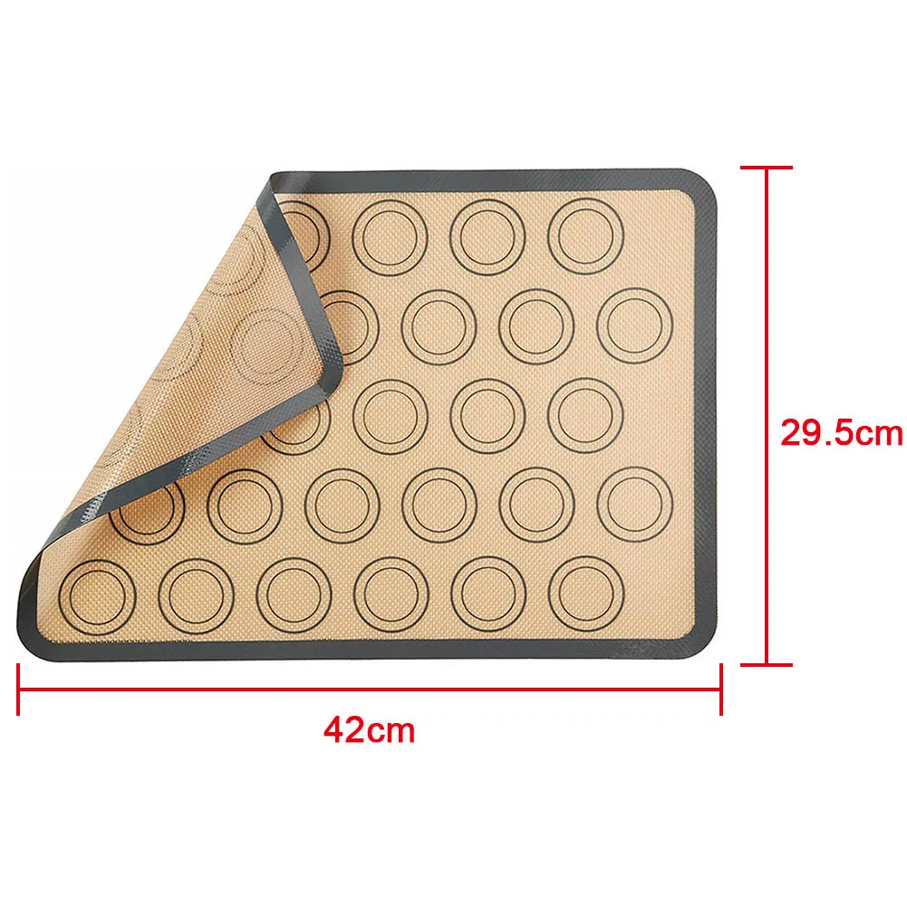 1 Pcs Silicone Macaron Baking Mat Non Stick Bakery Sheets Tools XB 66 | Дом и сад
