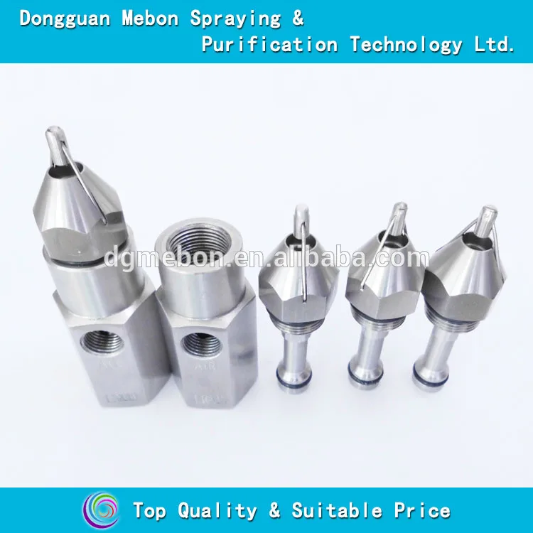 

30 degree stainless steel ultrasonic round spray dry fog nozzle