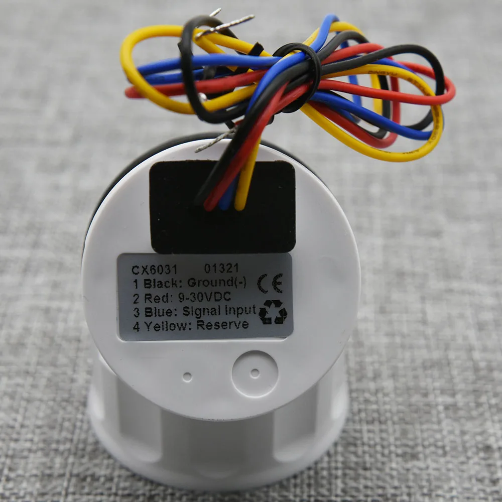 

100% Digital 52MM Fuel Level Gauge Warning Light Oil Tank Indicator Marine Fuel Level Sensor 125mm 150mm 200mm 250mm 400mm 500mm