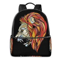 lion travel laptop backpackextra large anti theft college school backpack for men and women with usb charging port