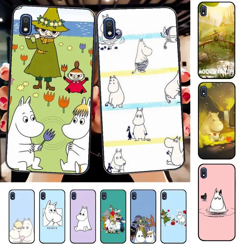 

Cartoon Anime Cute-M-Moomins-Hippo Phone Case for Samsung A51 01 50 71 21S 70 31 40 30 10 20 S E 11 91 A7 A8 2018