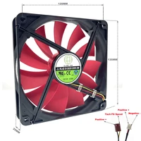 new globe fan rl4z s1352512hh 3m s1352512hh 0 45a 13 5cm 135mm computer chassis power supply case cooling fan 135x135x25mm