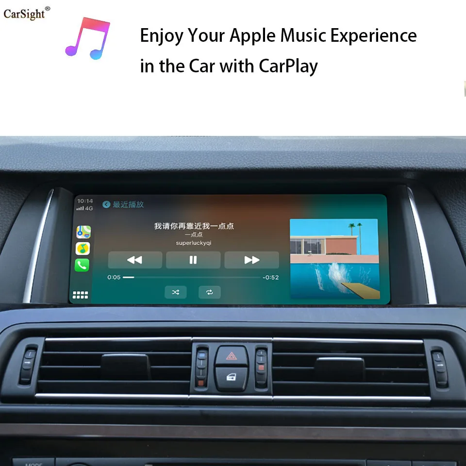 Автомобиль IOS iPhone Mirror Link CarPlay для BMW серии 1/2/3/4/5/7/Mini/X1/X3/X4/X6 с системой