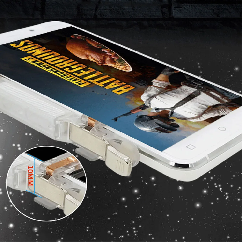 Игровой триггер шутер контроллер для PUBG для iPhone Android IOS пожарная Кнопка Джойстик для iPhone 11 Pro Max huawei P30 Pro
