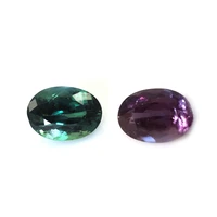 3 pieces 810mm changeable color alexabdrite faceted loose gemstone easy to set
