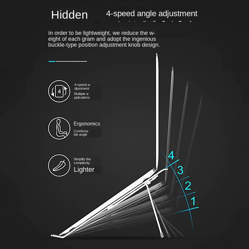 Алюминиевый тепловой кронштейн с вентилятором в сложенном виде для iPhone Mi