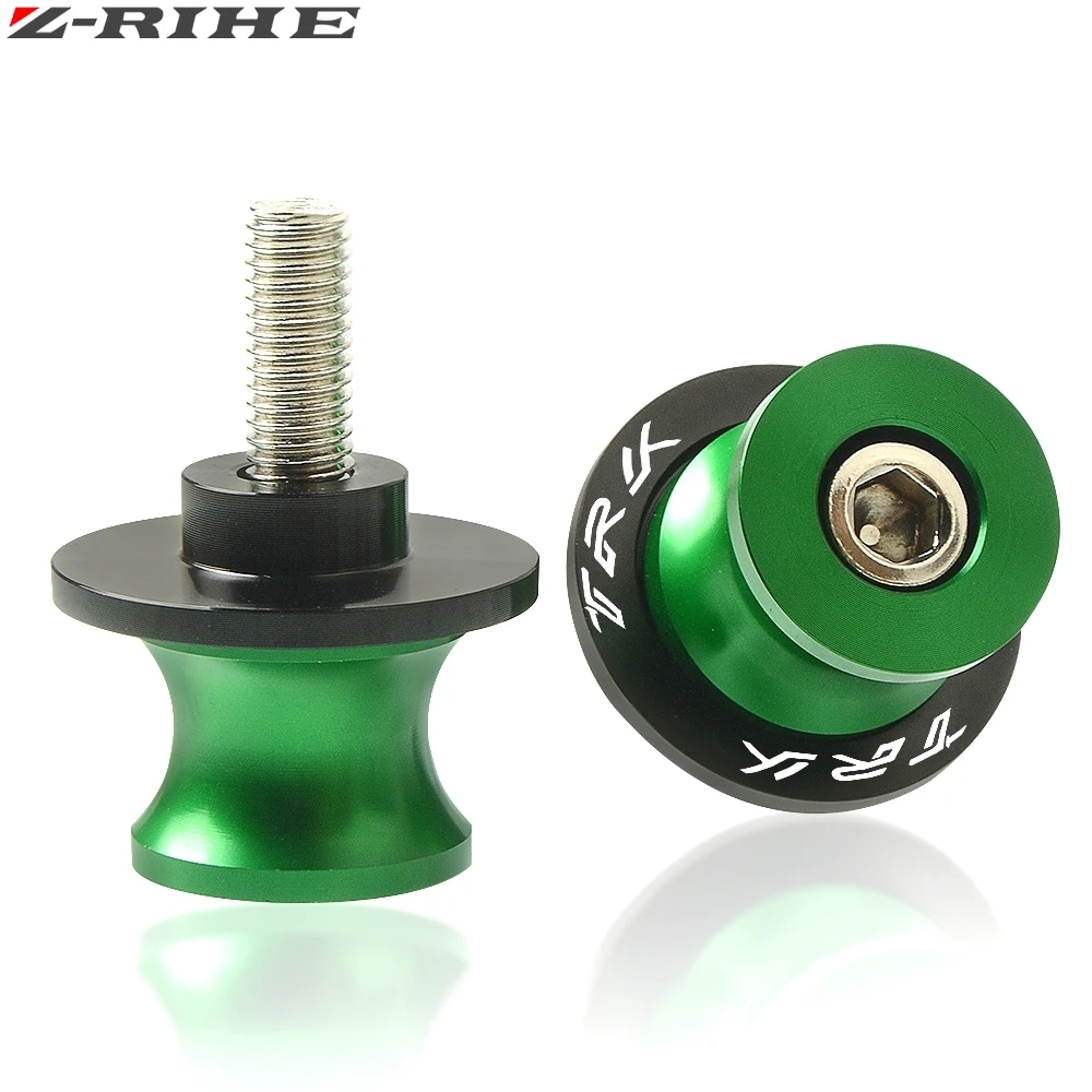 6mm Green TRK Качественные болты M6 аксессуары для мотоциклов TRK502 маятник Катушки слайдер для Benelli TRK502 TRK 502 Jinpeng 502 - Цвет: 6mm Green TRK