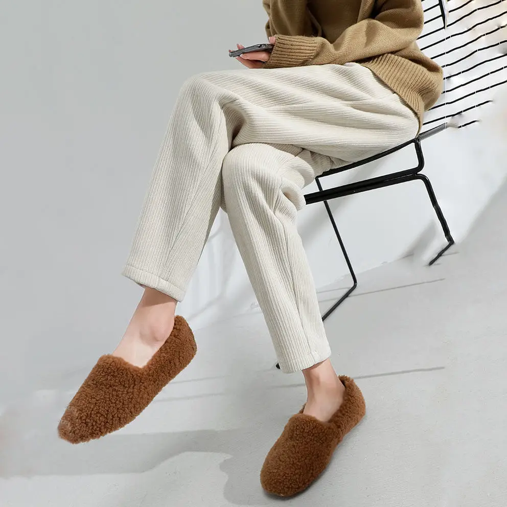 

Women's 2022 New Winter Casual High Waist Corduroy Harem Pants Female Loose Warm Thin Straight Carrot work suit Pants A13