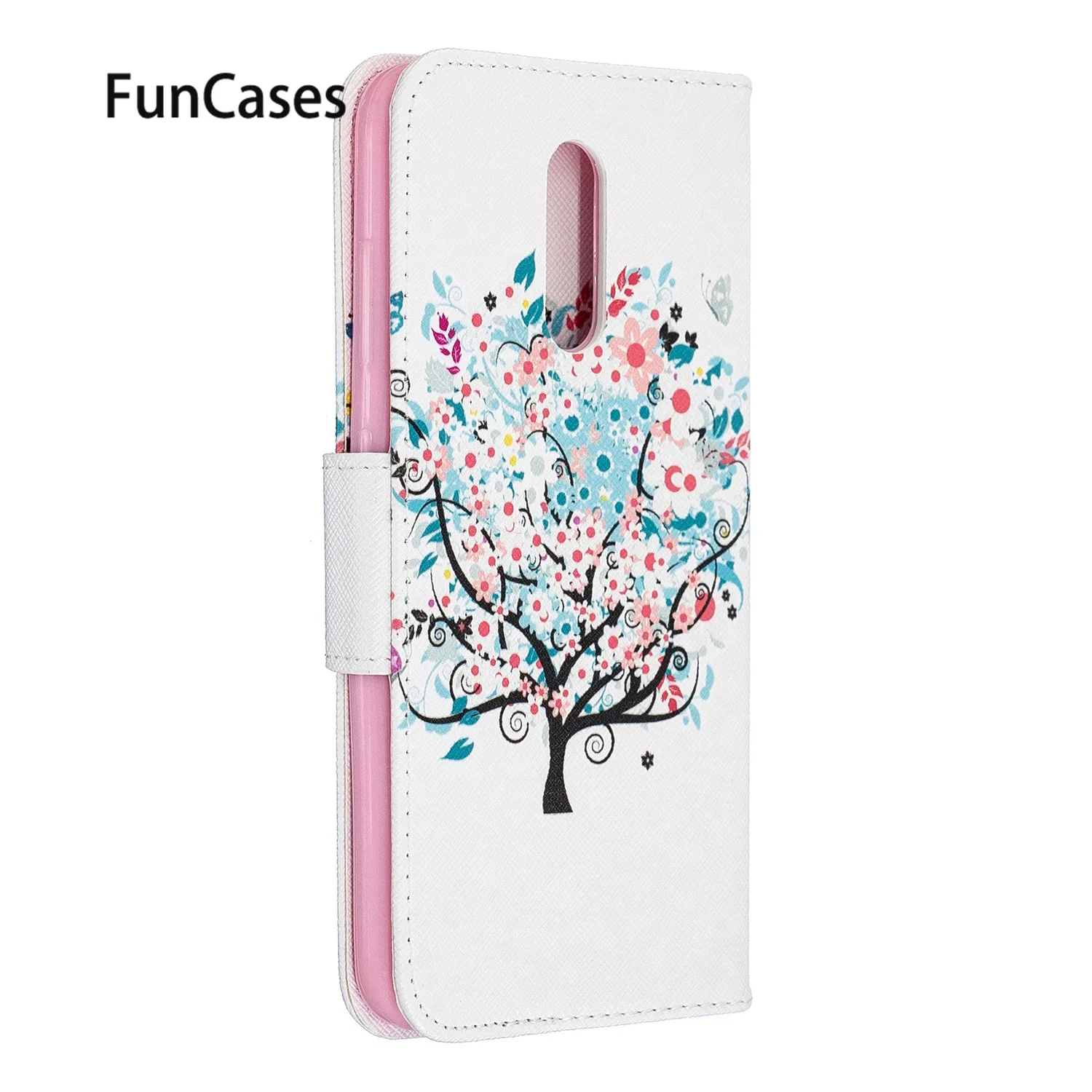 Чехол книжка из искусственной кожи с узором для аксессуаров Nokia 3 2 матовый чехол