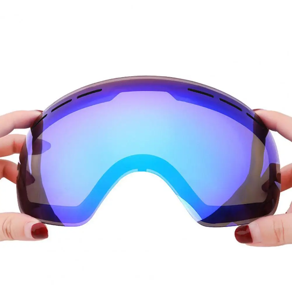 

Convenient Ski Goggles Lenses Flexible Double Brightening Great Anti-fog Snow Ski Goggles Lenses Replacement