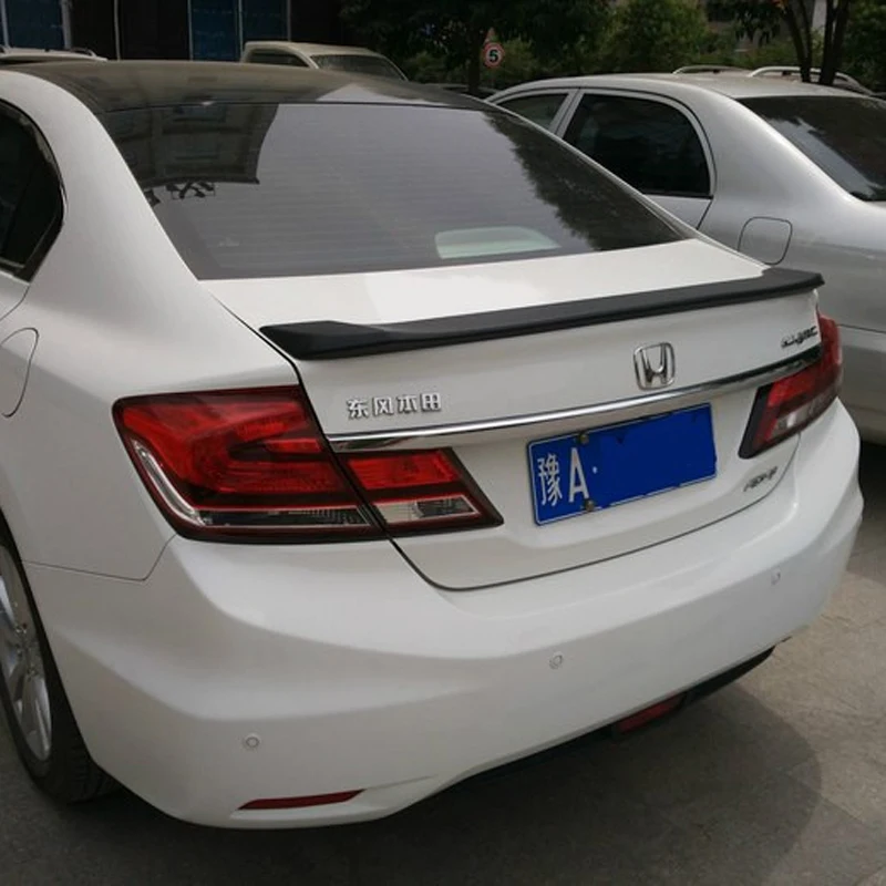 Для Honda Civic спойлер 2014 2015 автомобильное украшение в виде хвостового крыла высокое