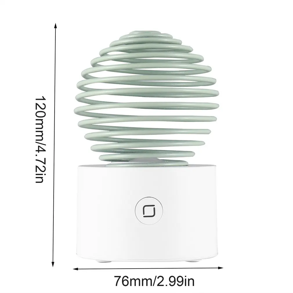 

Bedroom Bedside Lamp Decompression Night Light Projection Candle Lamp Finger Touch Spring Night Lights Atmosphere Light