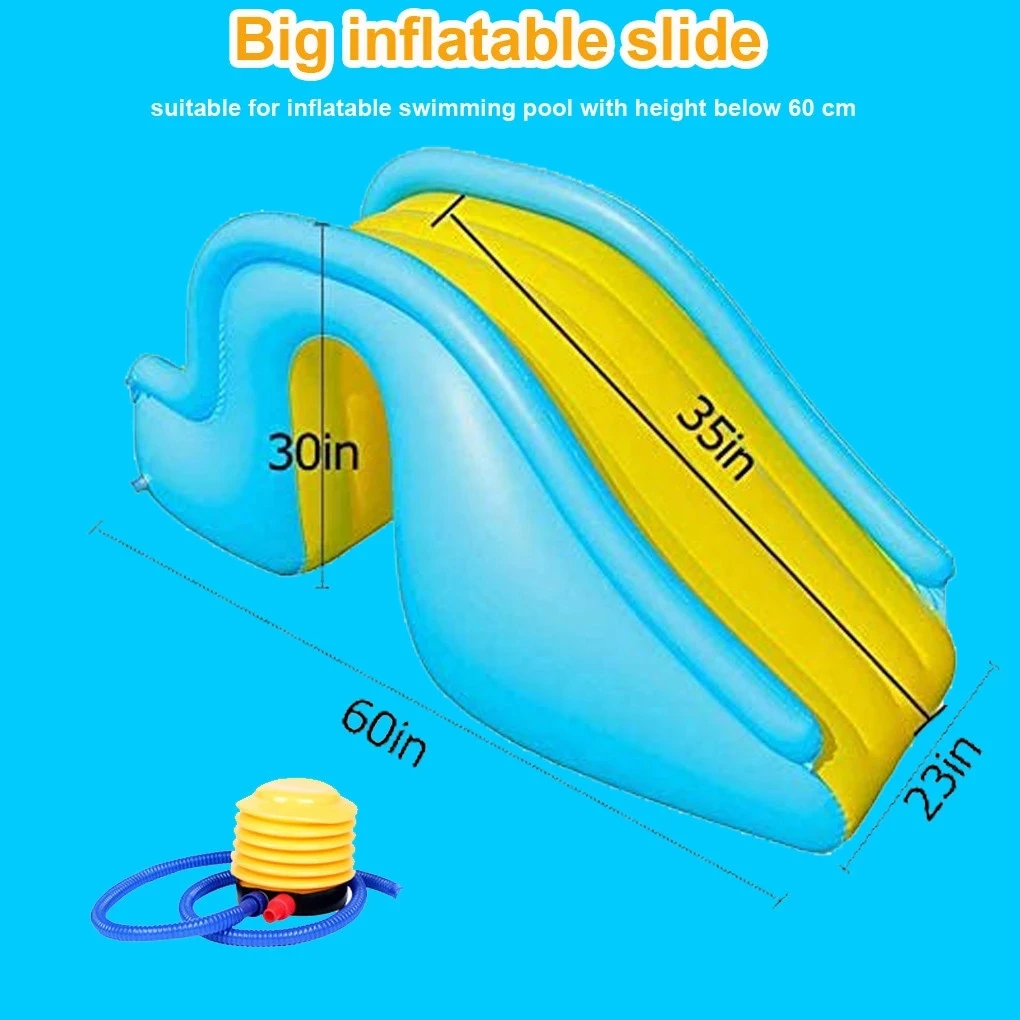

Inflatable Outdoor Water Slide for Kids Swimming Pool Water Slide Bouncer Backyard children Summer party toys Water slides