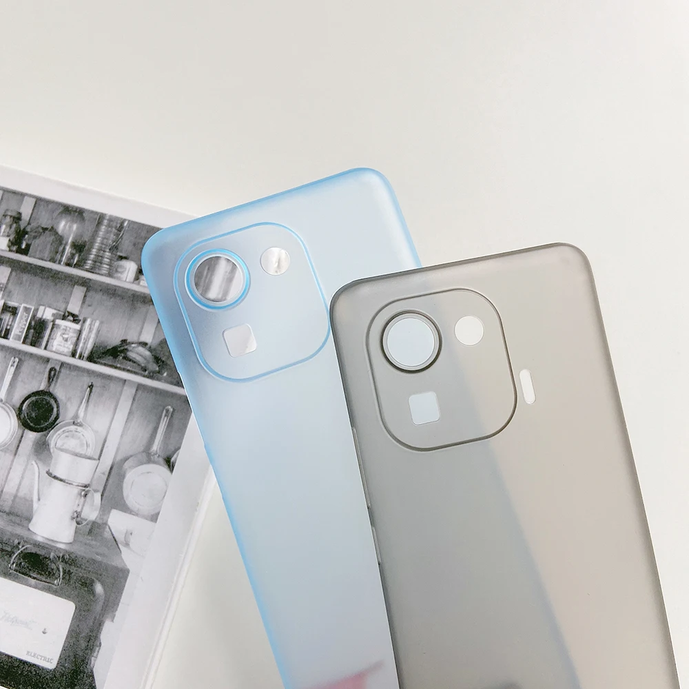0 3 мм ультра тонкий жесткий чехол для телефона Xiaomi Mi 11 Ultra Redmi K40 Pro матовый