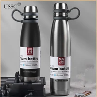 ussc 316 stainless steel large capacity vacuum flask business belly leakproof cup and lid integrated portable eco friendly hz111