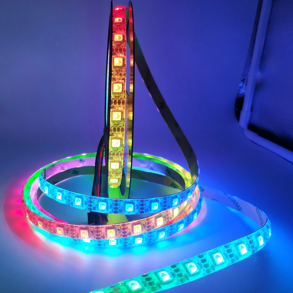 

WS2815 DC12V (WS2812B/WS2813 Update) RGB LED Pixels Strip Light Individually Addressable LED Dual-Signal 30/60/144 Pixels/Leds/m