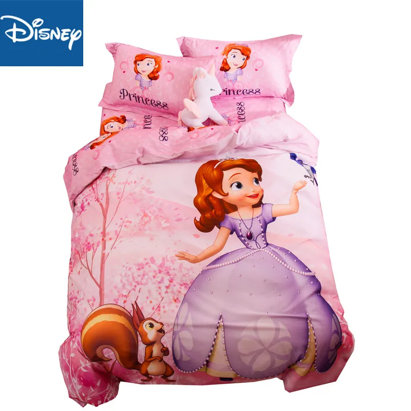 Disney мультфильм &quotСофия&quot постельное белье для девочек сна домашний текстиль