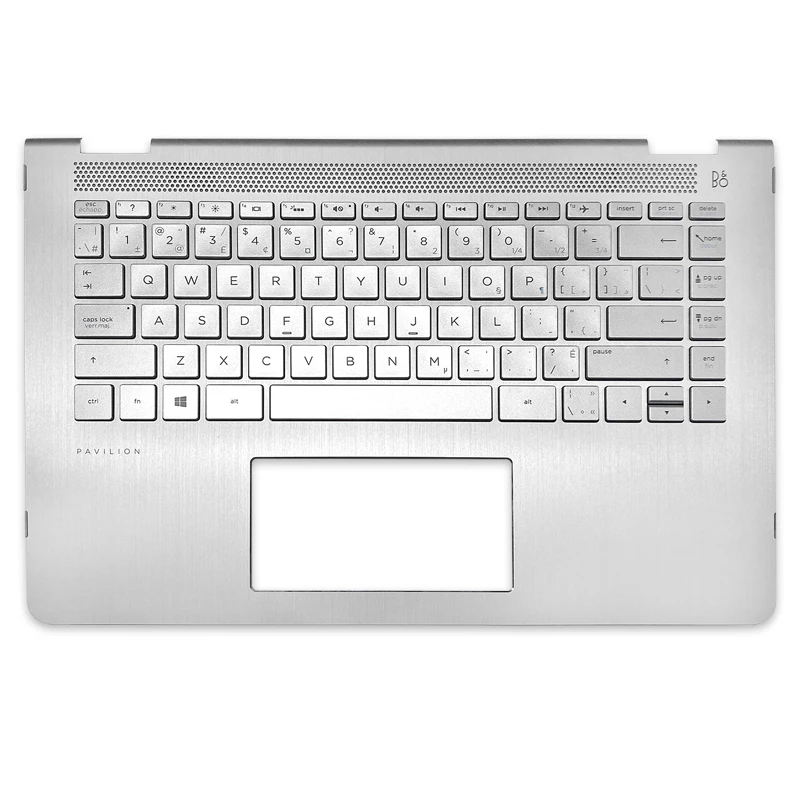 Для HP Pavilion X360 14-BA A shell C D silver keyboard notebook