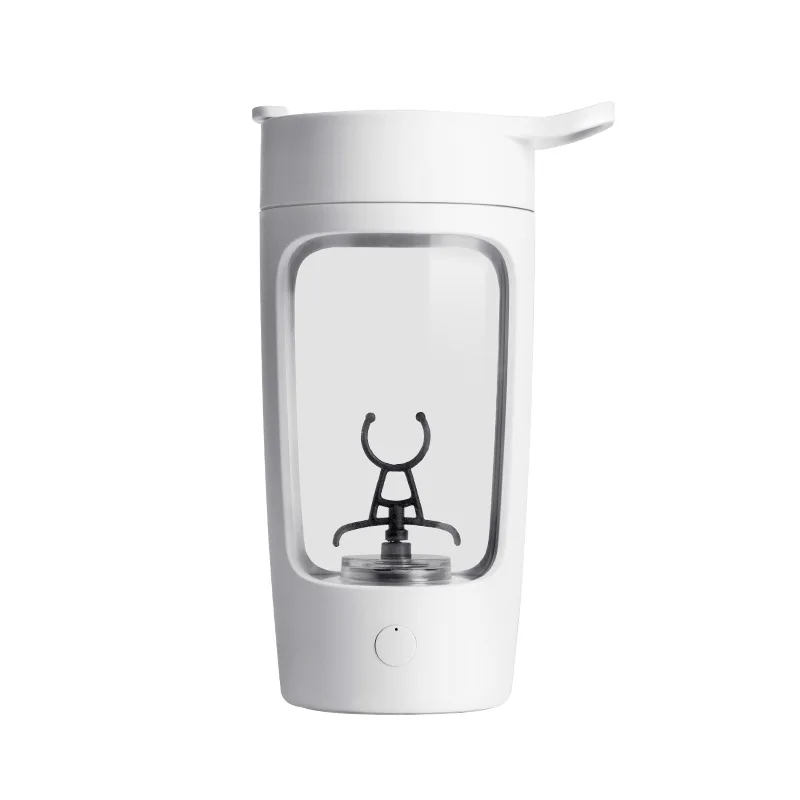 

Bts Electric Shaker Bottle For Protein Mixes USB-Rechargeable Blender Bottles For Protein, Coffee, Milkshakes White