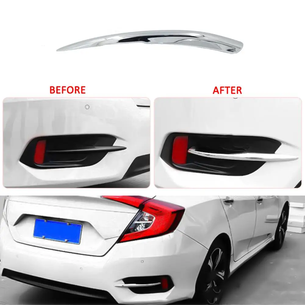 Водонепроницаемый противотуманный светильник хромированный задний Накладка