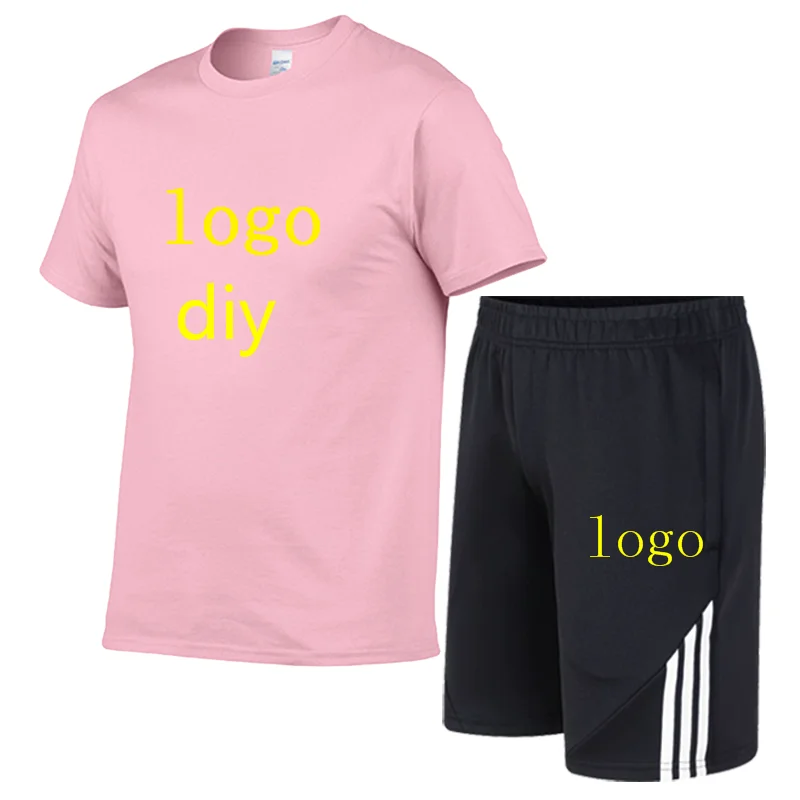 

Customized men's T-shirt suit summer short-sleeved O-neck casual T-shirt cotton casual men's printed T-shirt