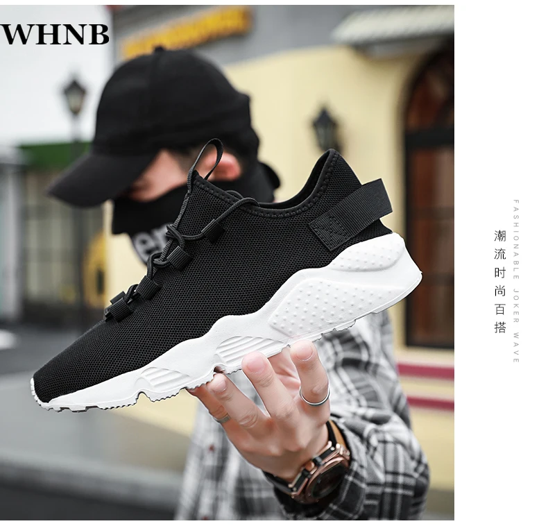 

Plus Size 39-48 Fashion Sneakers High Quality All Black White Summer Woven Mesh Shoes Men Casual Shoes Tenis Masculino Trainers