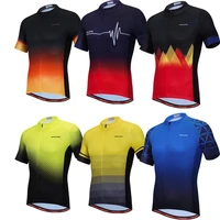 2021 mtb mens cycling jerseys bike bicycle tops shirt hiking running biking team sports quick dry breathable clothing