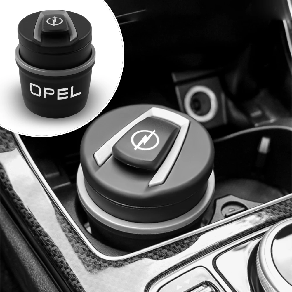

Car Cigarette Cup Holder Garbage Coin Storage Box Smokeless Ashtray For Opel Astra H G J Insignia Mokka Zafira Corsa Vectra C D