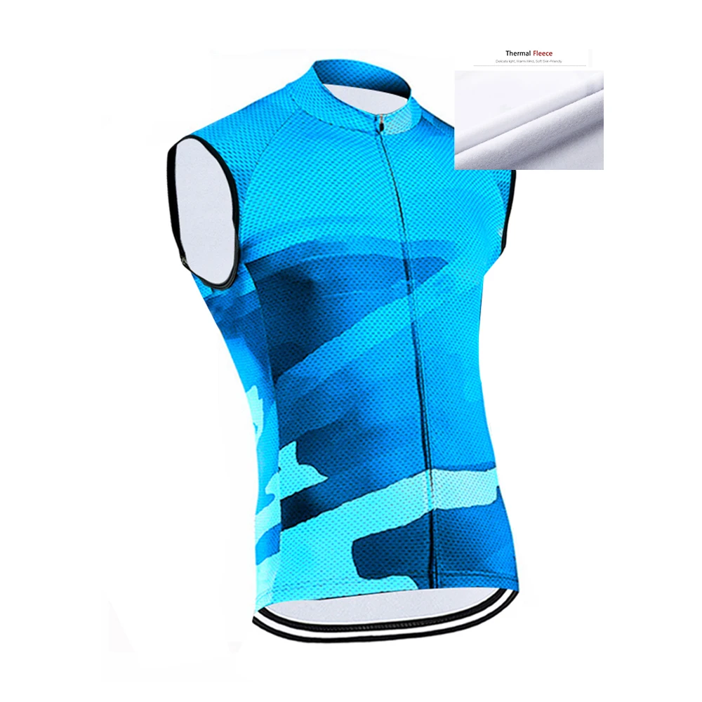 

Cycling Jersey Sleeveless Vest Men Winter Mountain Bike Clothing Racing MTB Vest Thermal Fleece Clothes Cycling Clothing