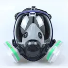 маска респиратор медицинский распиратор Химическая маска 6800 7 в 1 6001, противогаз, кислота, пыль, респиратор, краска, пестициды, спрей, Силиконовый Фильтр, лабораторный картридж PM011