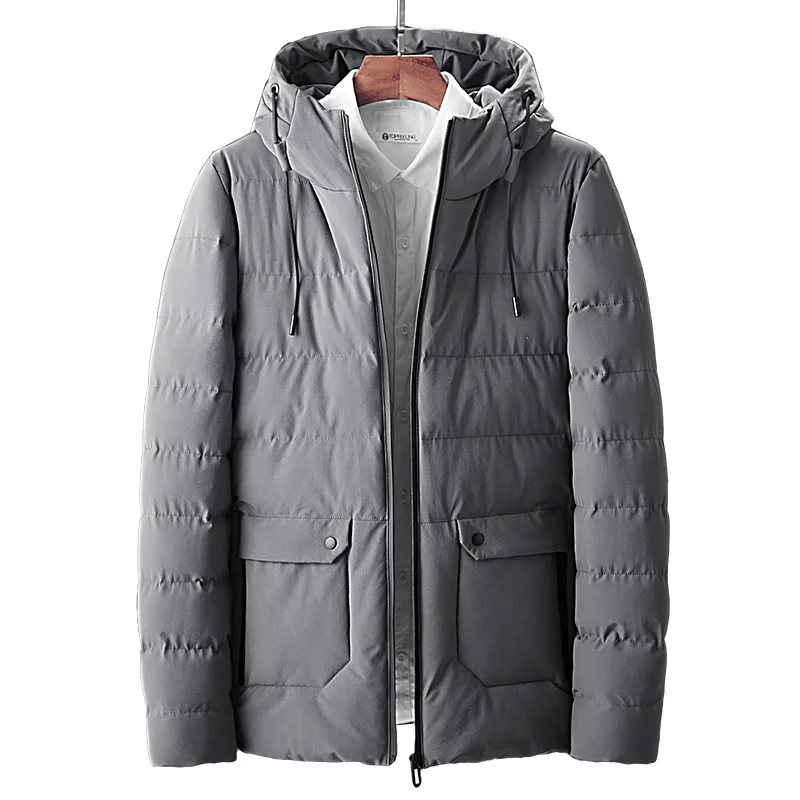 

High-quality cotton-padded winter jacket men's winter warm parkas hooded winter jacket