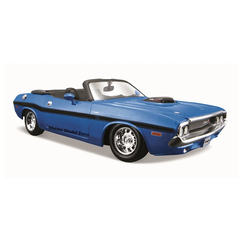 

Maisto 1:24 1970 Dodge Challenger R/T Convertible Highly-detailed die-cast precision model car Model collection gift
