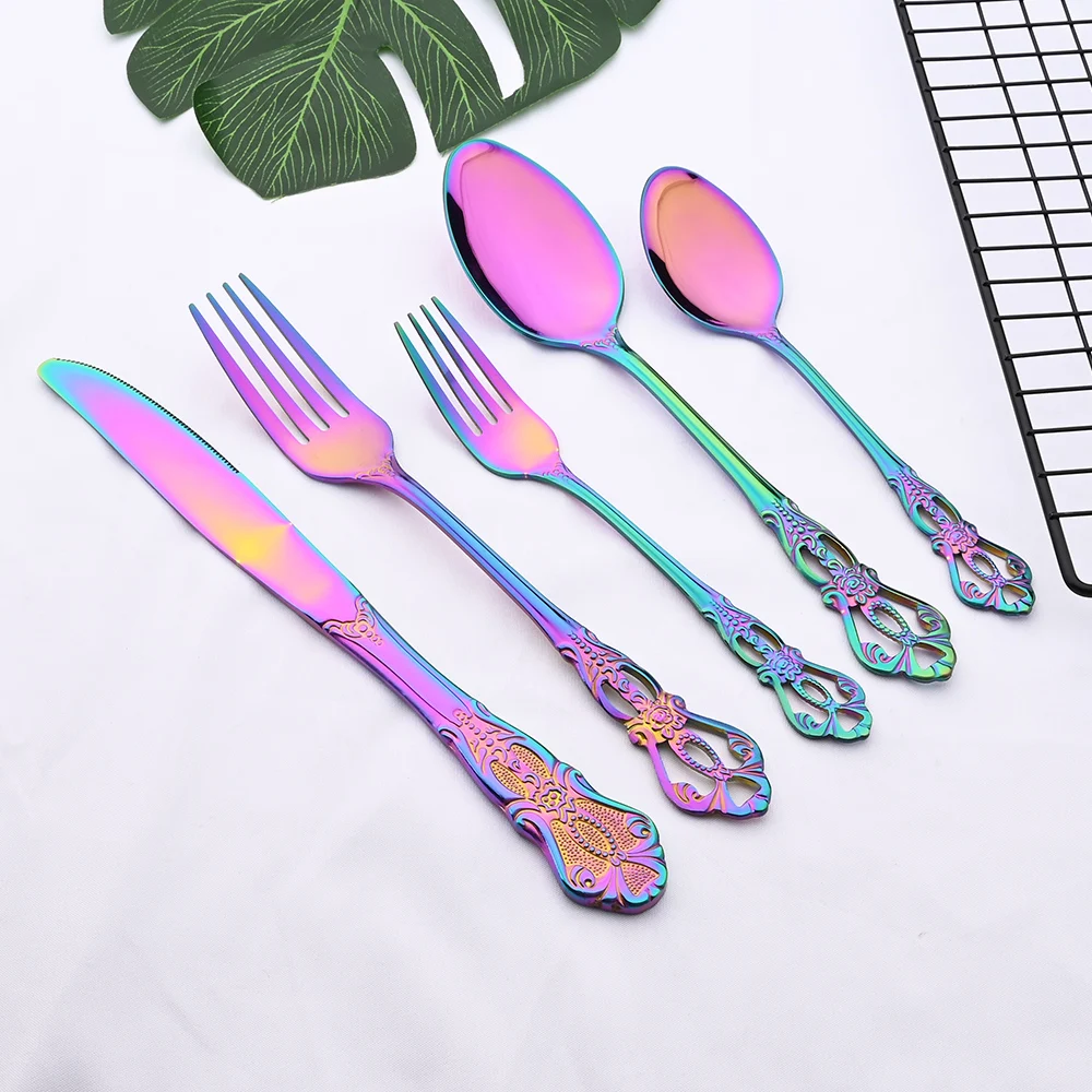 Набор столовых приборов из нержавеющей стали 30 шт./6 предметов | Дом и сад