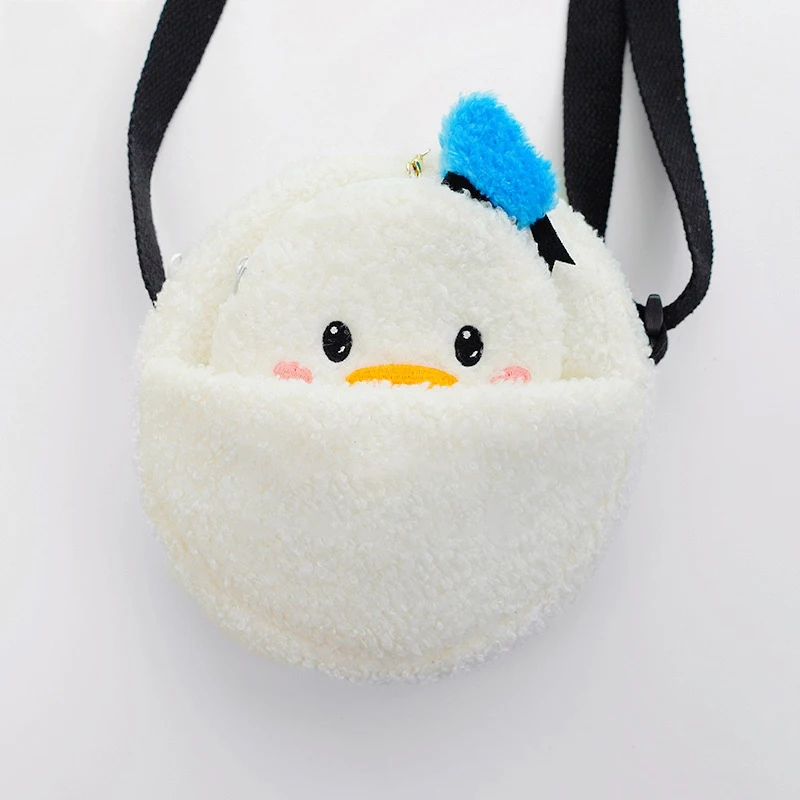 

Kawaii White Duck Plush Bag Toys Duck Soft Stuffed Dolls Fashion Casual Crossbody Bag Cute Cartoon Anime Plush Gift for Girls